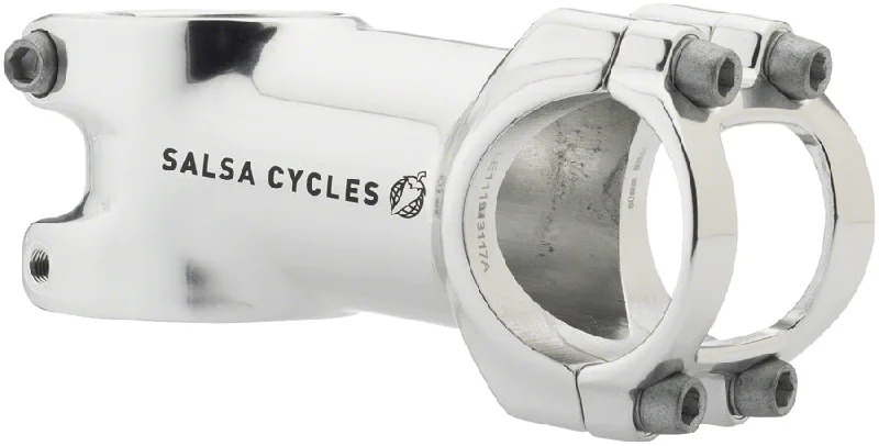 Reflective trail trunks-Padded trail socks-Salsa Guide Stem - 60mm 31.8 clamp +/-6 1 1/8" Aluminum Silver