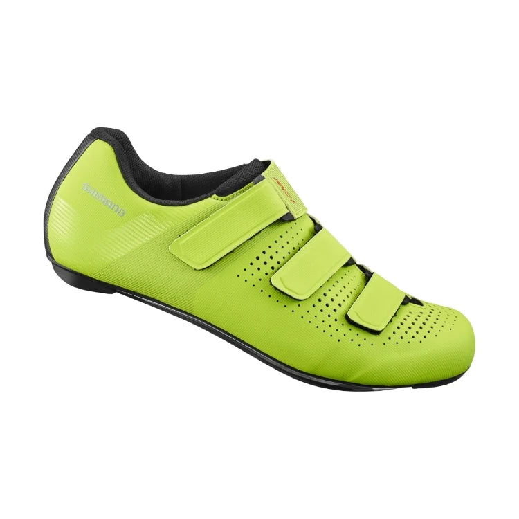 Lightweight chain guard-cycling clothing with crisp graphics-Shimano RC100 Road Shoe - SMU - Yellow