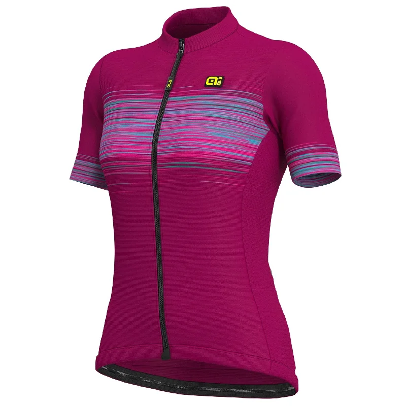 Neon trail straps-cycling clothing with brisk spins-Maglia donna Ale Solid Start - Viola