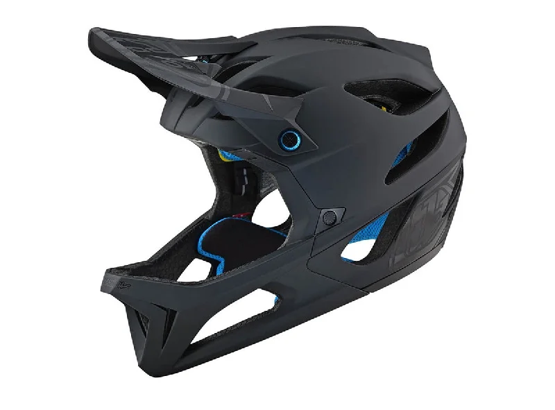 Troy Lee Designs Stage MIPS Full Face Helmet - Stealth - Black - 2019