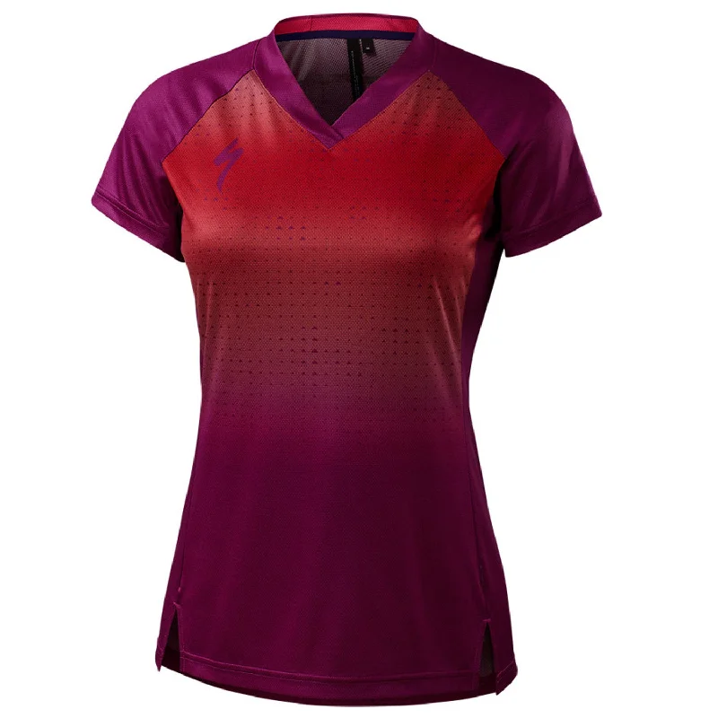 Thin trail laces-cycling clothing for frigid dawns-Maglia Donna Specialized Andorra - Viola