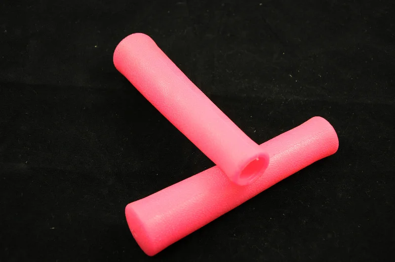 adjustable luxury grips-Airy trail tank-TRENDY BRIGHT PINK HANDLEBAR GRIPS 160mm LONG IDEAL FIXIES & MOST BIKES