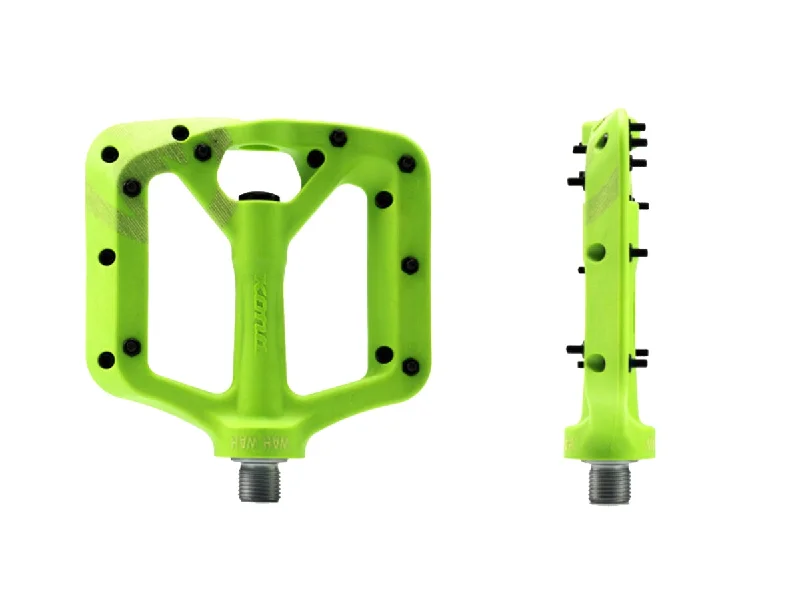 Lightweight balaclava-Kona Wah Wah 2 Composite Pedals - Small - Green