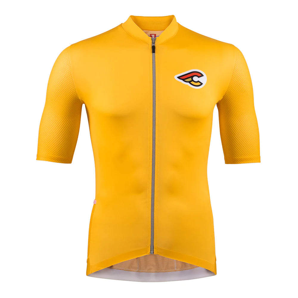 Lightweight neck warmer-cycling clothing with tiny jaunts-Maglia Cinelli Tempo Mesh - Giallo