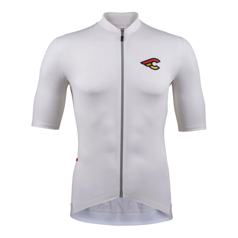 Hard-wearing MTB boots-cycling clothing with fine belts-Maglia Cinelli Tempo Mesh - Bianco