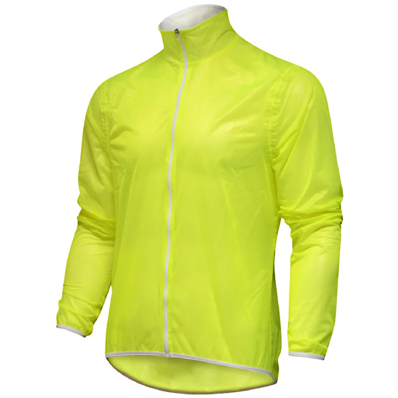 Reflective trail gloves-cycling clothing with wild routes-Mantellina All4cycling Termonastrata - Giallo