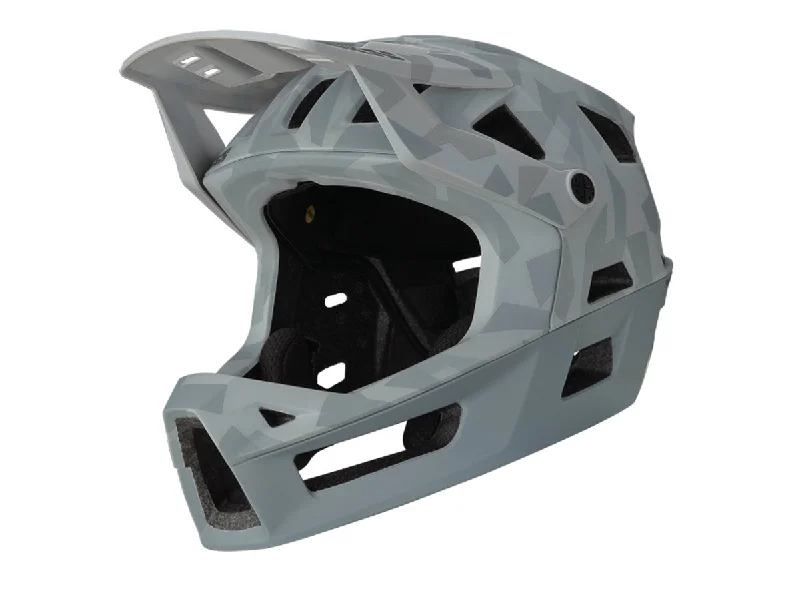 Padded trail trunks-Bicycle helmet belt roof-iXS Trigger MIPS Full Face Helmet - Camo Gray