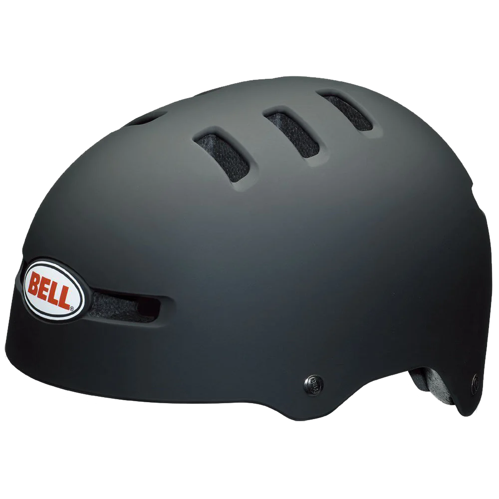 Compact MTB pack-Bicycle helmet arch band-Bell Faction Helmet - Matt Black Skulls