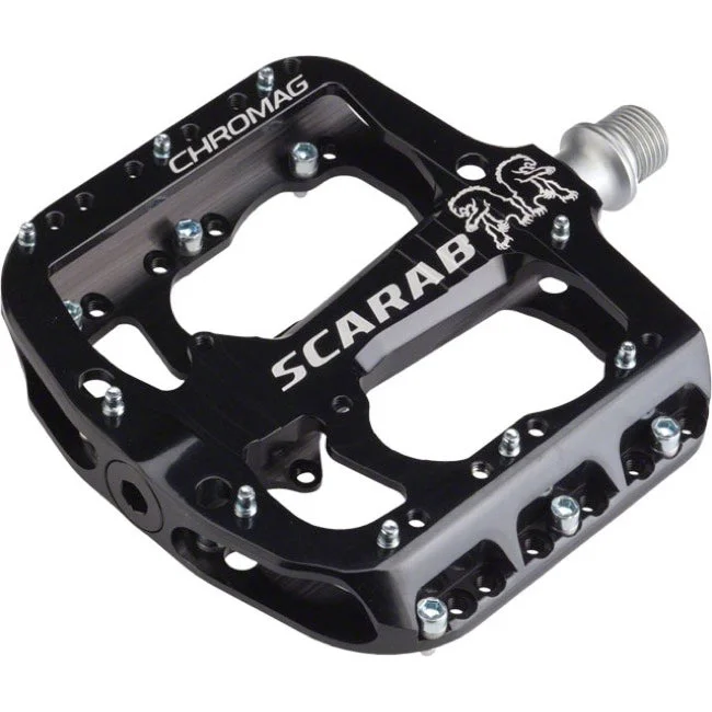 Reflective trail visor-Chromag Scarab Platform Pedals - Black