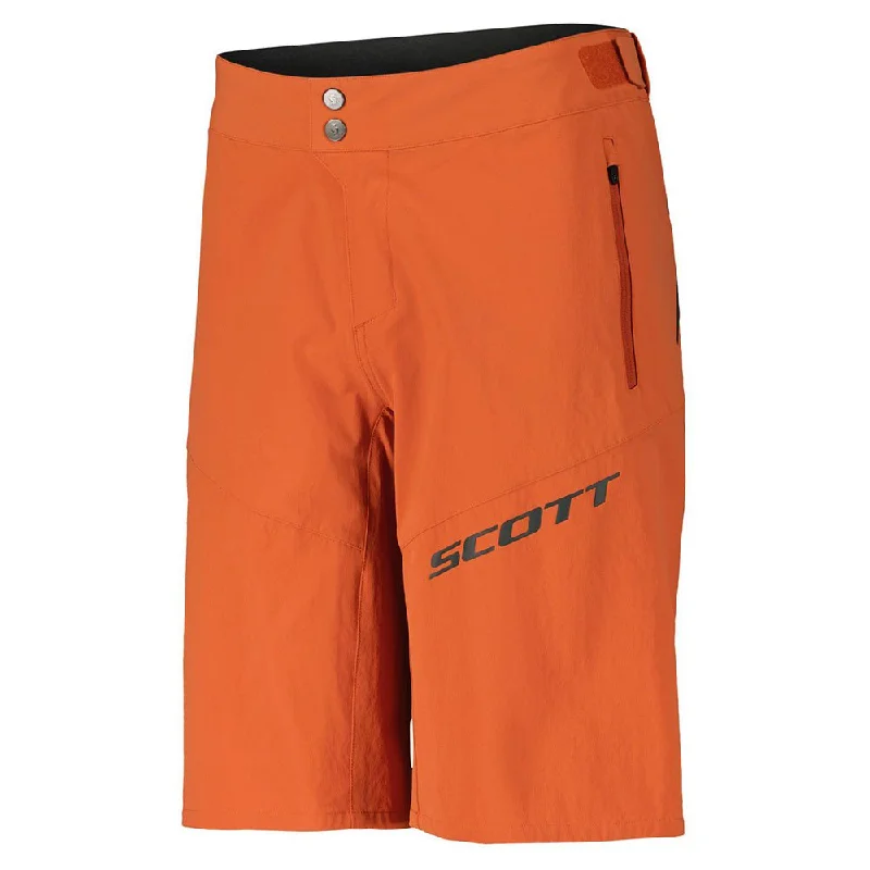 Slim trail elbow pads-cycling clothing with plush vibe-Pantaloncini MTB Scott Endurance - Arancio