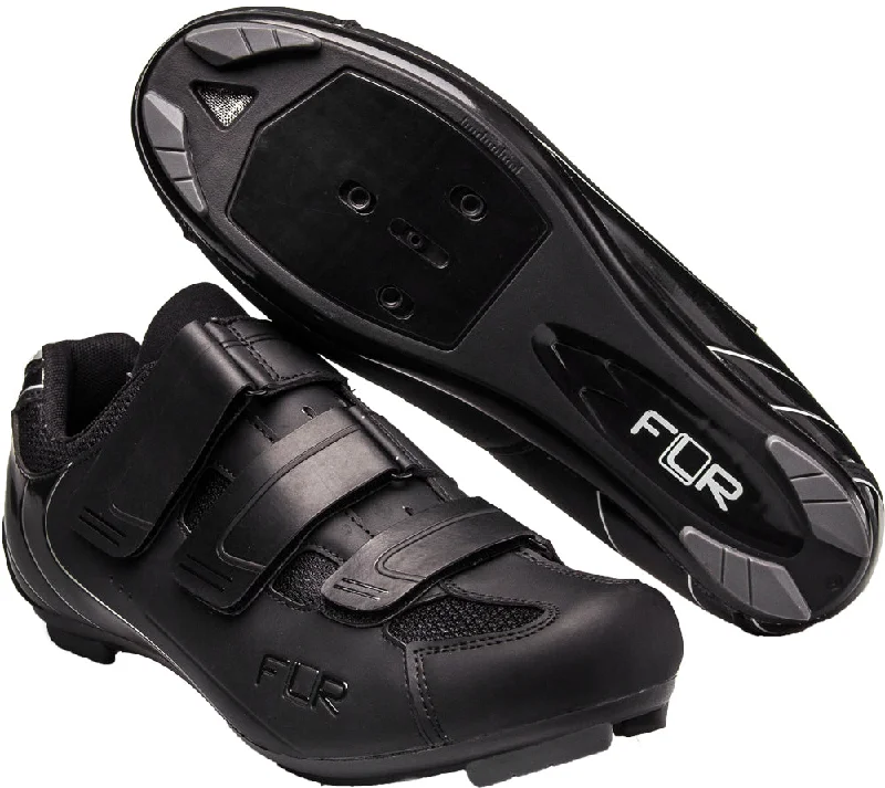 Lightweight chain guard-cycling clothing with low care-FLR F-35.III Road Cycling Shoes - Black