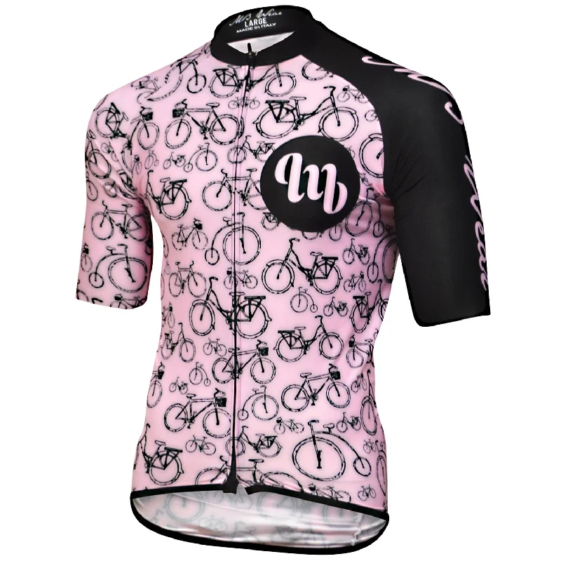 Lightweight hip pads-cycling clothing with tough pads-Maglia MbWear Granfondo - Bike Pink