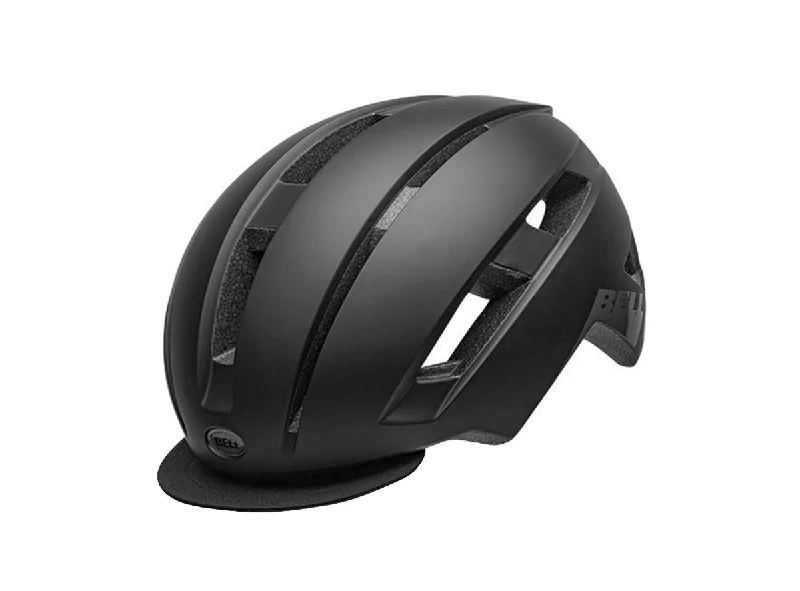 Aero-optimized bike helmet-Bicycle helmet cloak victory-Bell Daily MIPS LED Commuter Helmet - Matt Black