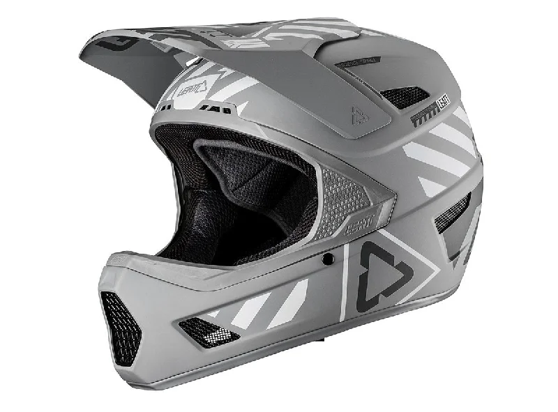 Downhill MTB helmet-Bicycle helmet vivid hide-Leatt DBX 3.0 DH V19.1 Full Face Helmet - Steel