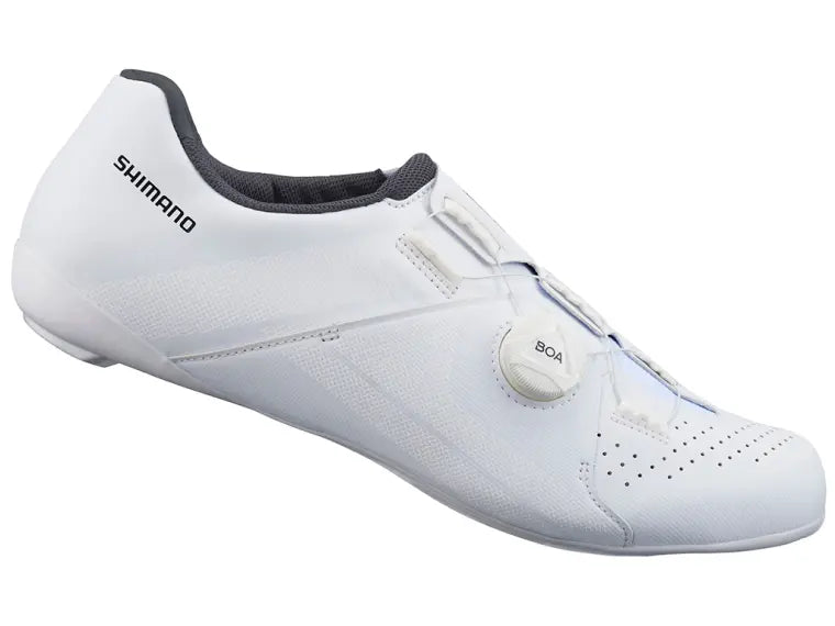 Packable rain shell-cycling clothing with old flair-Shimano RC300W Road Shoe - SMU - Womens - White