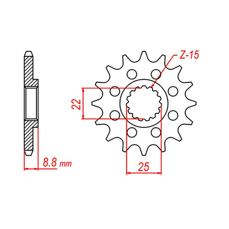 Cooling bike balaclava-Breathable trail pad-MTX 1901 Hornet Lightweight Steel Front Sprocket #520 (14T) (10B-KT1-14)