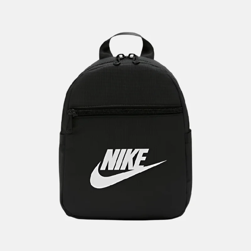 Soft trail cap-Thin trail gloves-Nike Sportswear Futura 365 Women's Mini Backpack 6L -Black/Black/White