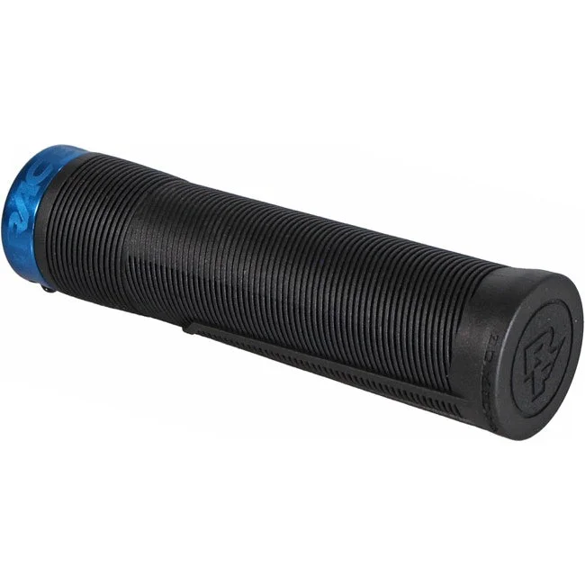 single-density pro-grade grips-Soft trail vest-Race Face Chester Lock-On Grips - 34mm - Blue