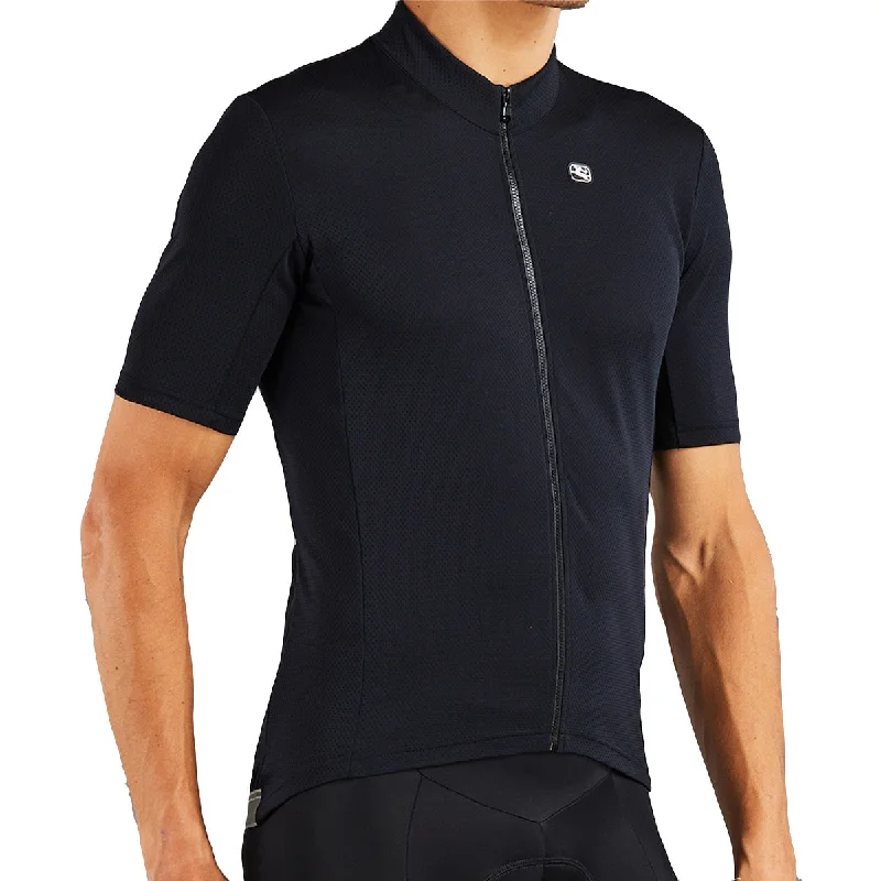 Lightweight rain hood-cycling clothing with dense layers-Maglia Giordana Fusion - Nero