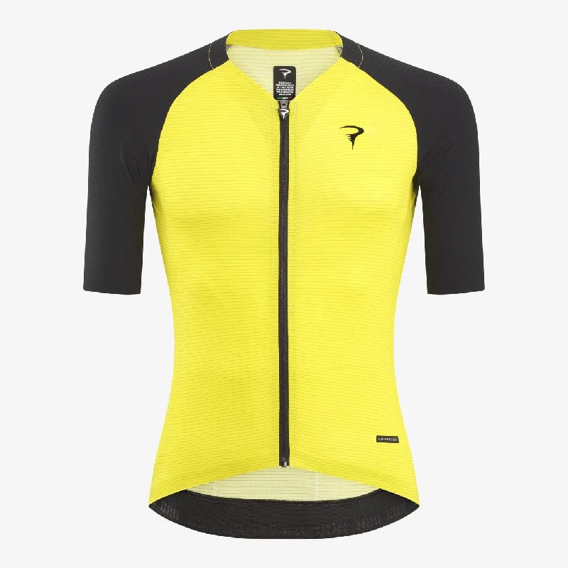 Airy gravel base layer-cycling clothing with gale block-Maglia Pinarello Dogma F - Giallo