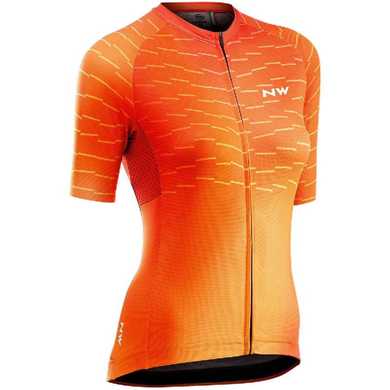 Breathable trail base layer-cycling clothing with lush vibe-Maglia donna Northwave Blade - Arancio