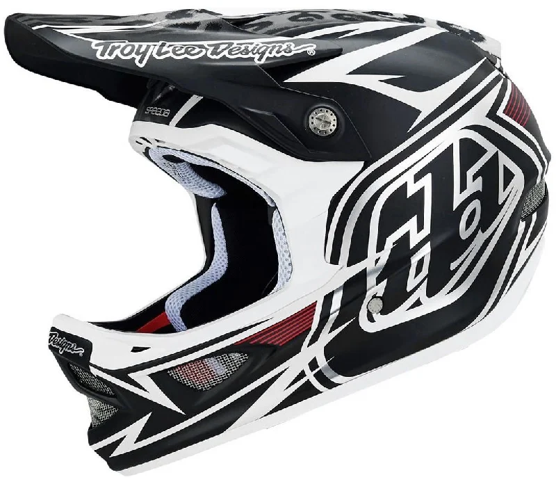 Clear MTB goggles-Bicycle helmet duct swift-Troy Lee Designs D3 Composite Full Face Helmet - Speeda White