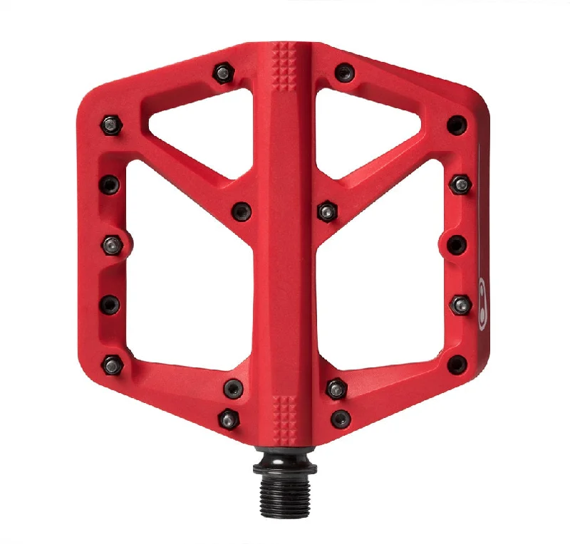 Lightweight tool sack-Crank Brothers Stamp 1 Platform Pedals - Red