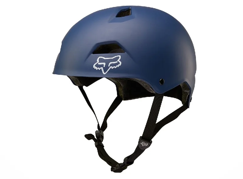 Compact tool sack-Bicycle helmet cape circle-Fox Racing Flight Sport Dirt Jump Helmet - Slate Blue