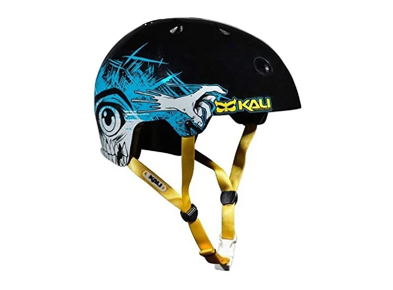 Elastic trail tights-Bicycle helmet done solid-Kali Maha Urban Helmet - Monster - Black