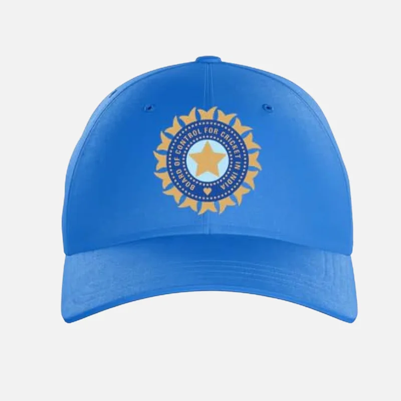 Dual-purpose bike shoes-Slim trail headband-India Cricket  ICC World Cup Team Cap -Bright Blue