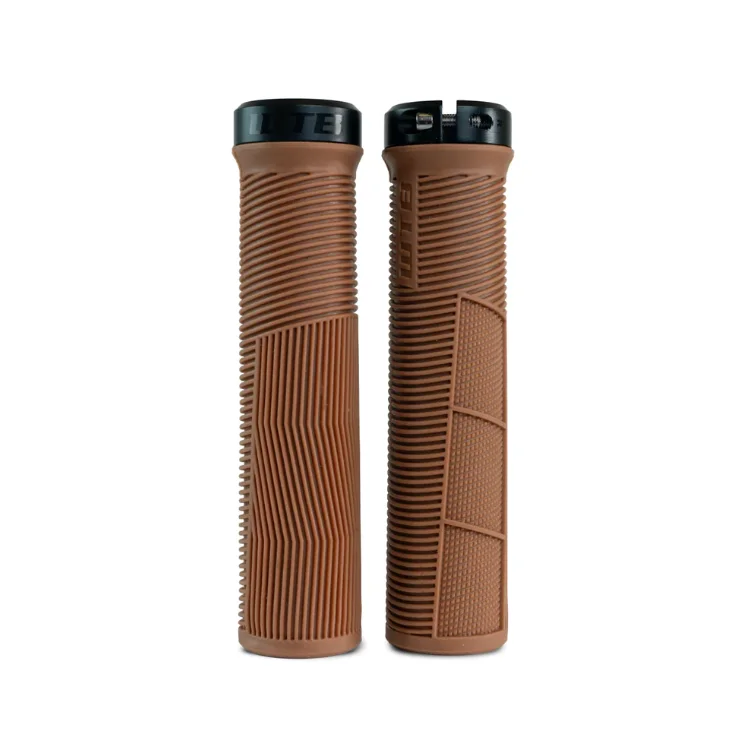 plastic polished bicycle grips-Grip-enhanced bike gloves-WTB Wavelength MTB Grip - Tan