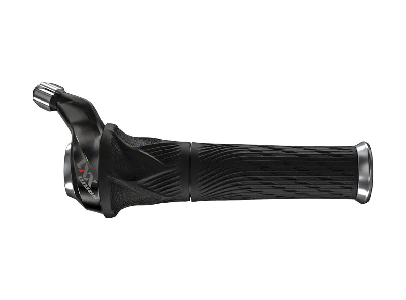 low-profile wear-resistant grips-Soft trail cap-SRAM XX1 11 Spd Twist Shifter with Locking Grips