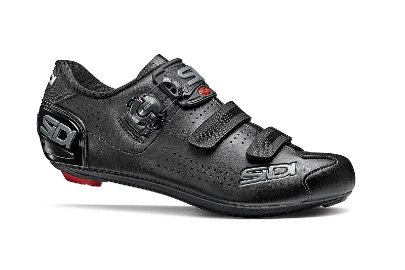 Stretchy arm straps-cycling clothing with snug fit-Sidi Alba 2 Mega Shoe Blk/Blk 42