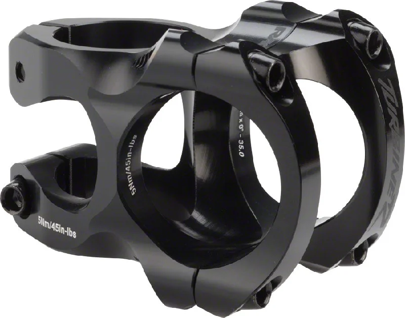 Soft trail cap-Elastic trail cap-RaceFace Turbine R 35 Stem - 32mm 35 mm Clamp +/-0 1 1/8" Black