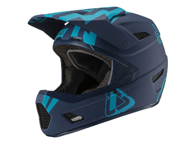 Lightweight trail gloves-Bicycle helmet solid filter-Leatt DBX 3.0 DH V19.3 Full Face Helmet - Stadium - Ink