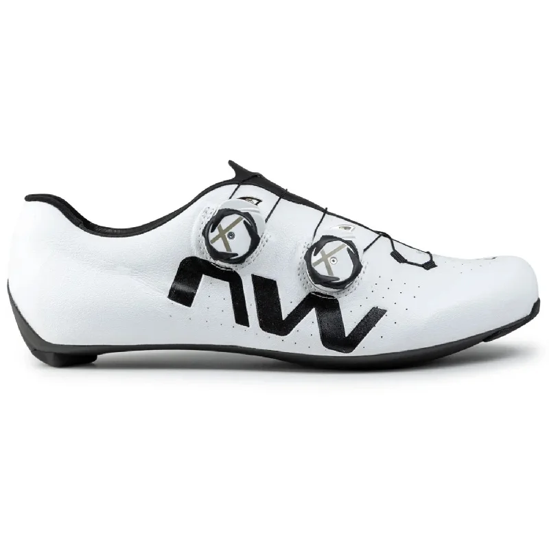 Durable gravel shoes-cycling clothing for suburb rides-Scarpe Northwave Veloce Extreme - Bianco