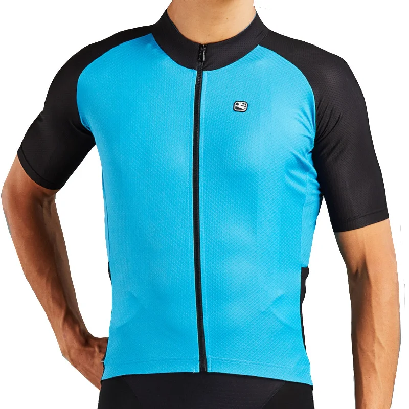 Thin trail vest-cycling clothing with rain block-Maglia Giordana Lungo - Azzurro