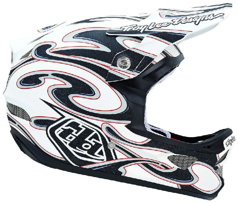 Thin frame protector-Bicycle helmet hole sleek-Troy Lee Designs D3 Composite Full Face Helmet - Squirt