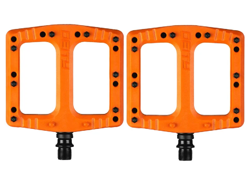 Breathable trail jersey-Deity Components Deftrap Platform Pedals - Orange