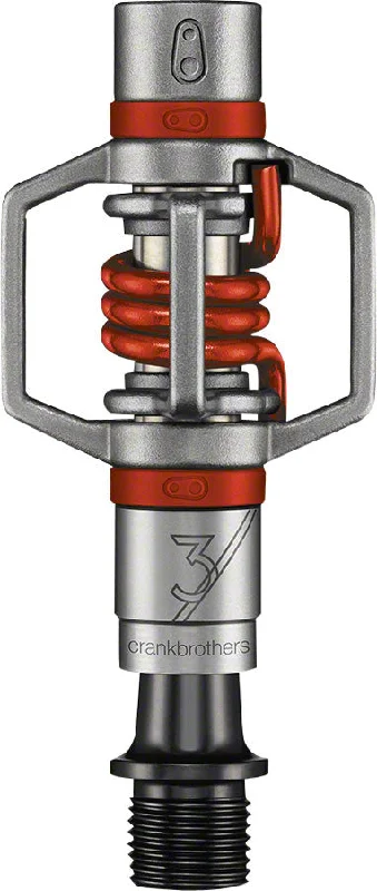 Soft trail straps-Crank Brothers Eggbeater 3 Pedal Red