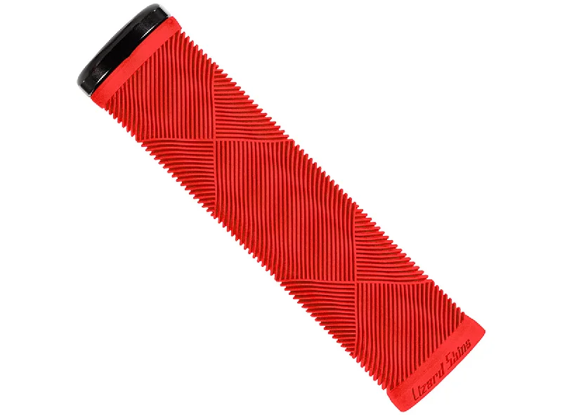 hybrid Kevlar bicycle grips-Tough trail headband-Lizard Skins Strata Lock On MTB Grip - Candy Red