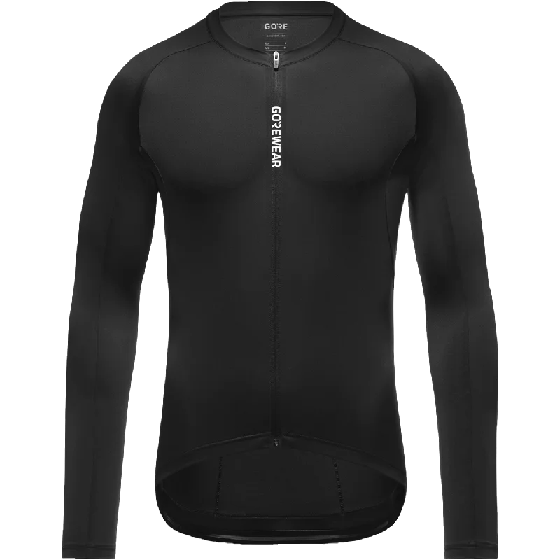 Soft trail knee supports-cycling clothing with sticky hems-Men's SPINSHIFT Long Sleeve Jersey