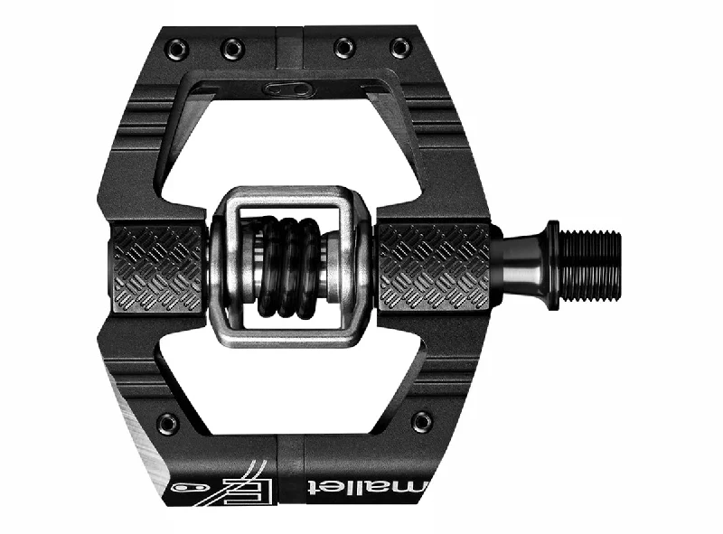 Reflective trail bands-Crank Brothers Mallet E Enduro Pedals - Black