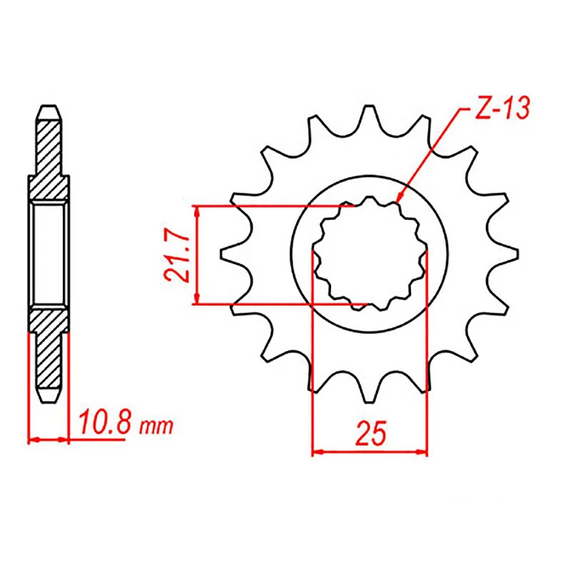 Airy trail socks-Neon trail warmers-MTX 1586 Steel Front Sprocket #525 (17T) (10-4AS-17)