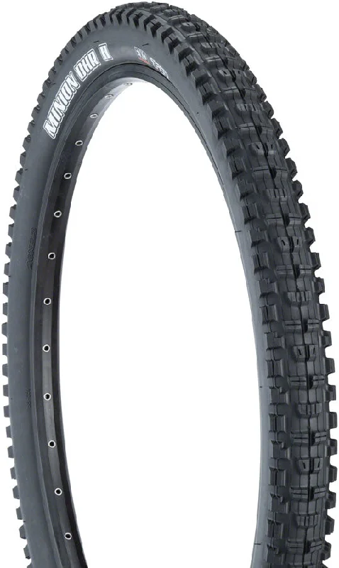 Sleek bike helmet-Soft trail shorts-Maxxis Minion DHR II Tire - 27.5 x 2.4 Tubeless Folding BLK Dual EXO Wide Trail