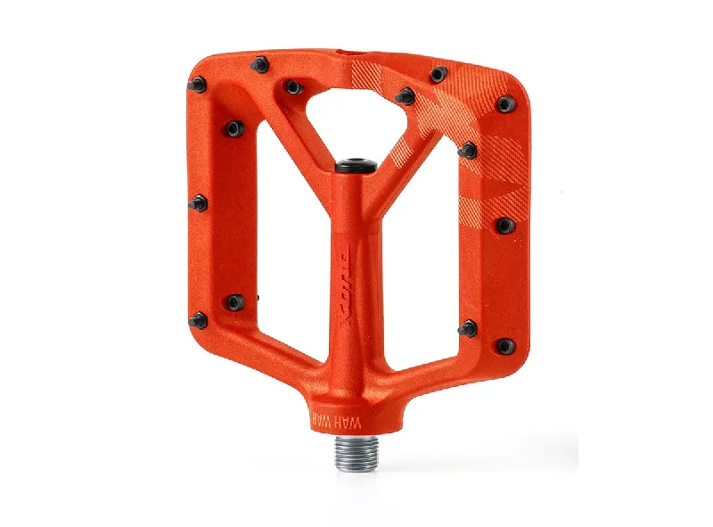 Firm chain guard-Kona Wah Wah 2 Composite Pedals - Orange