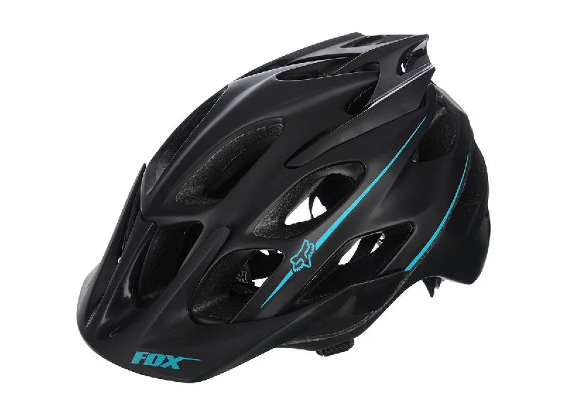 Soft wool base layer-Bicycle helmet knot crest-Fox Racing Flux MTB Helmet - Womens - Black