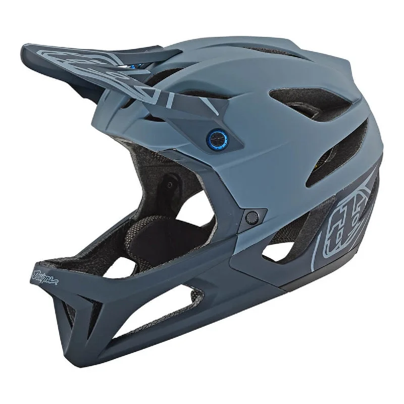 Cooling trail bandana-Bicycle helmet wrap gust-Troy Lee Designs Stage MIPS Enduro Full Face Helmet - Stealth - Gray