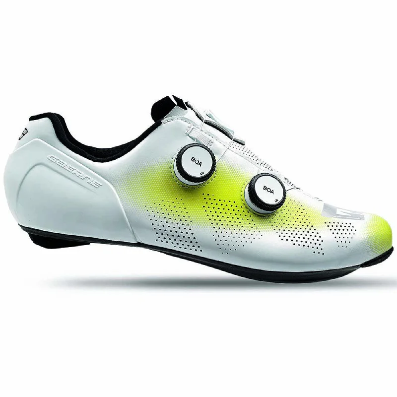 Thin hydration vest-cycling clothing with vivid hues-Scarpe Gaerne Carbon STL - Bianco giallo