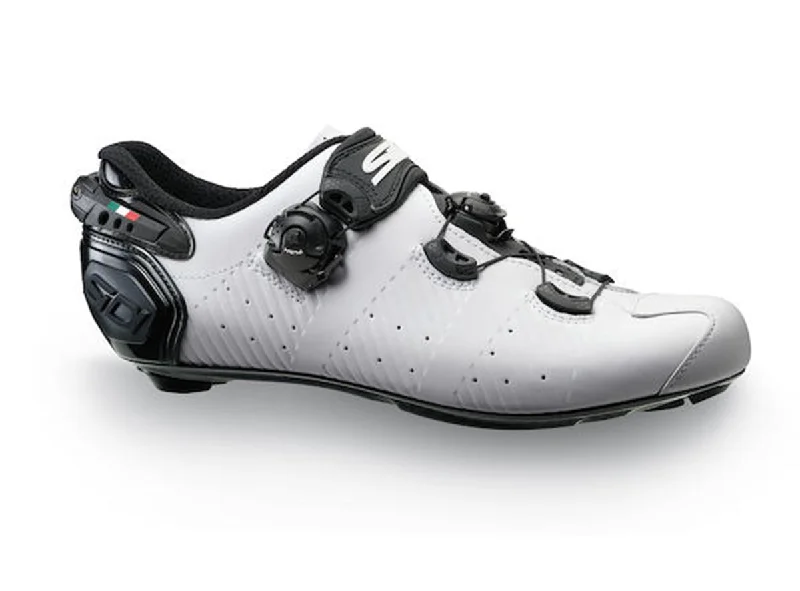 Soft trail wraps-cycling clothing with dazzling stripes-Sidi Wire 2S Road Shoe - White-Black